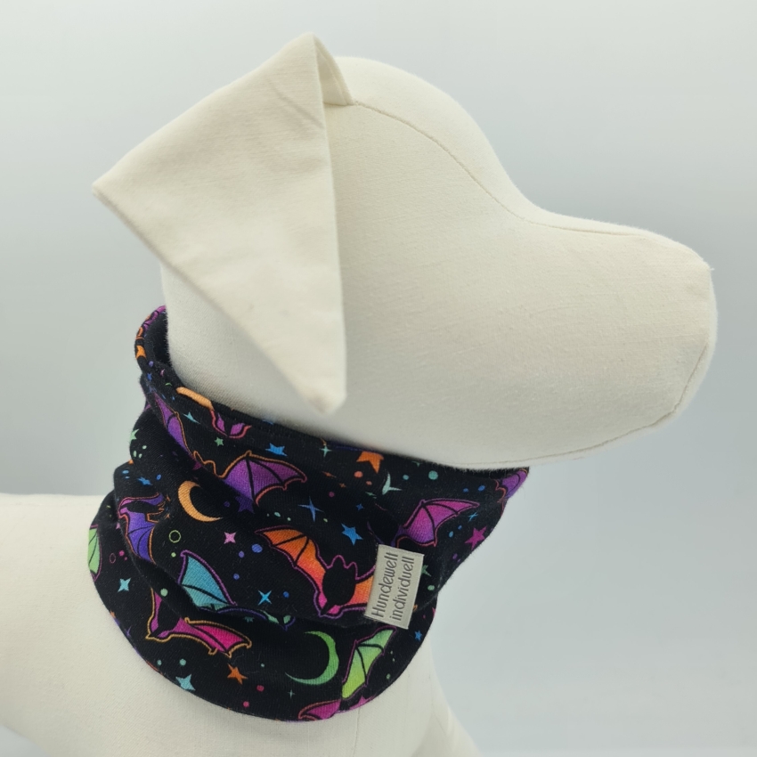 Halloween Loop für Hunde mit leuchtenden Fledermäusen